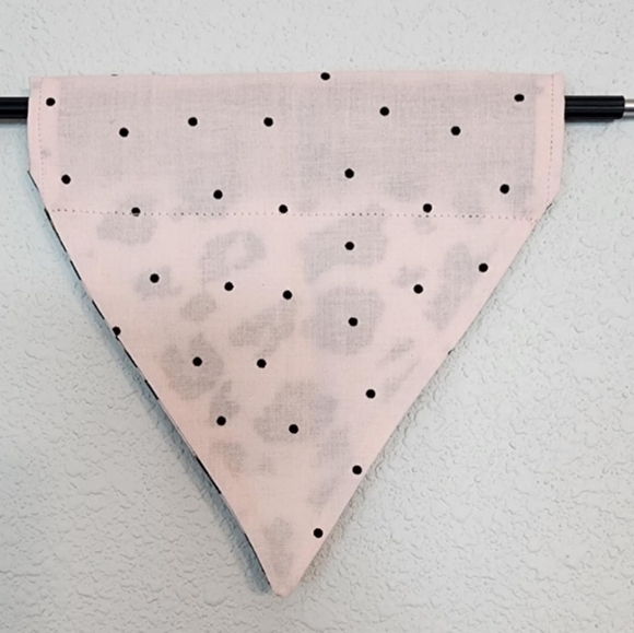 SMALL Leopard Print Dog Bandana - Picture 3 of 3
